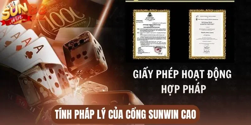 Tính pháp lý của cổng Sunwin cao
