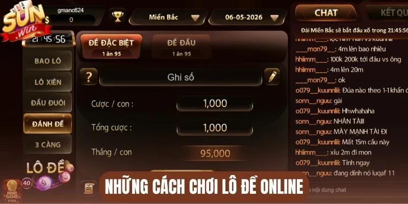 Những cách chơi lô đề online