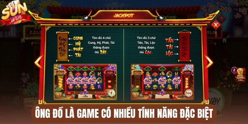 Ông Đồ là game có nhiều tính năng đặc biệt