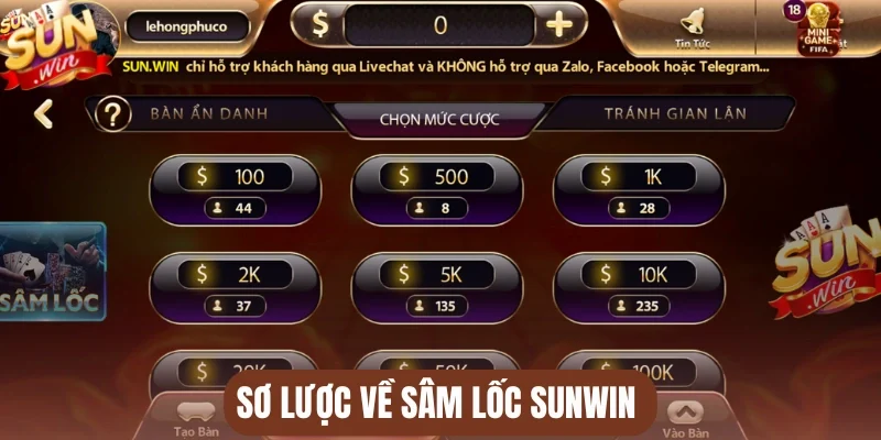 Sơ lược về Sâm lốc Sunwin 